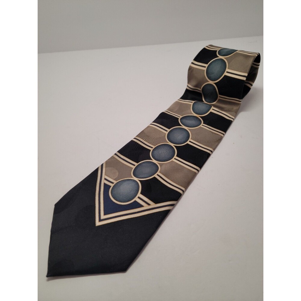Ottimo Uomo Handmade Geometric Silk Neck Tie